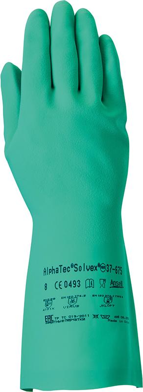 Handschuh AlphaTec-Solvex37-675, Gr.8 Ansell