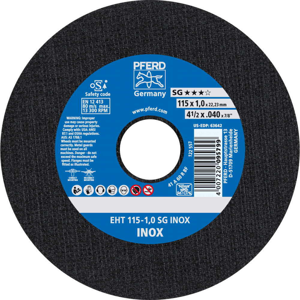 PFERD Trennscheiben EHT 115-1,0 SG INOX