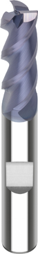 VHM-Schaftfräser lang D1=4 D2=6 L2=18 L1=57 EF=0,1 Z=3 HB-5 TIALN