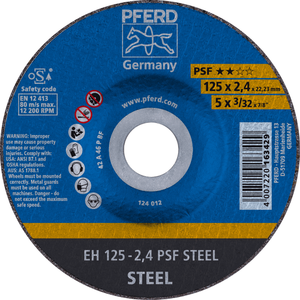 PFERD Trennscheiben EH 125-2,4 PSF STEEL
