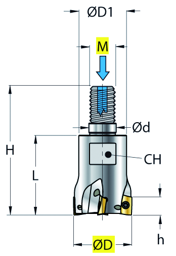 Eckfräser Typ:S 2000.89W 028-05.07