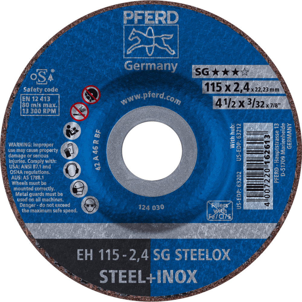 PFERD Trennscheiben EH 115-2,4 SG STEELOX