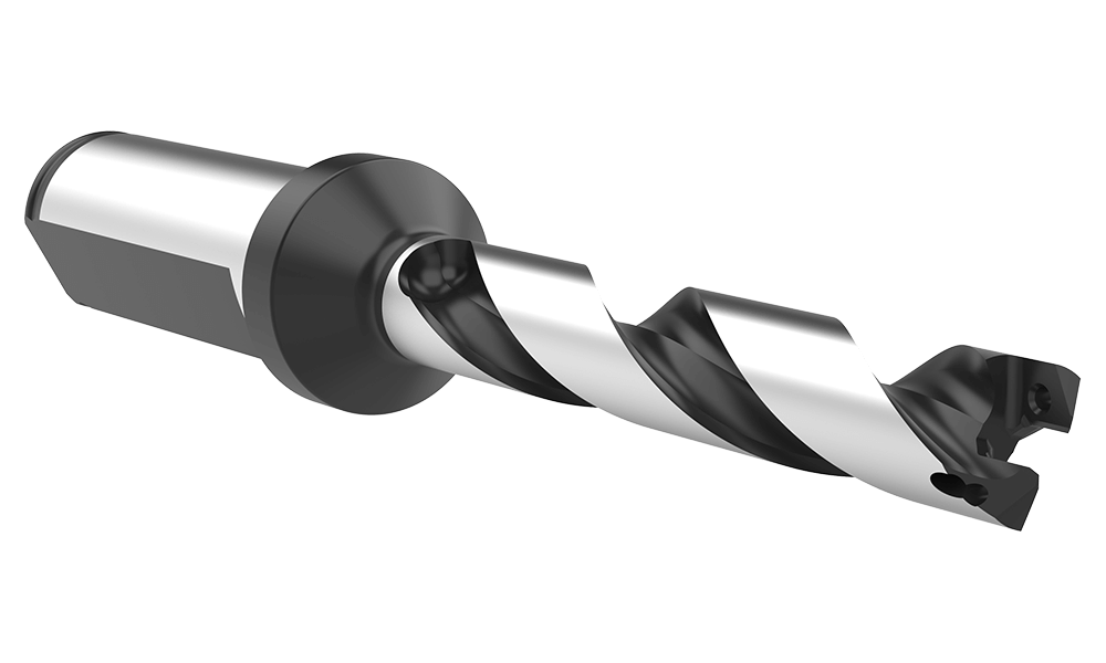 Gen3sys® XT Standard Bohreinsatzhalter Serie 12; Ø 12,00 - 12,99 mm 5xD, spiralgenutet Zylinderschaft metrisch (mit Fläche) Weldon Ø 20 mm