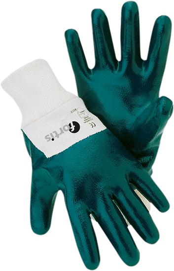 Handschuh Mechanicblue,Nitril,Strickb.,Gr.8,FORTIS