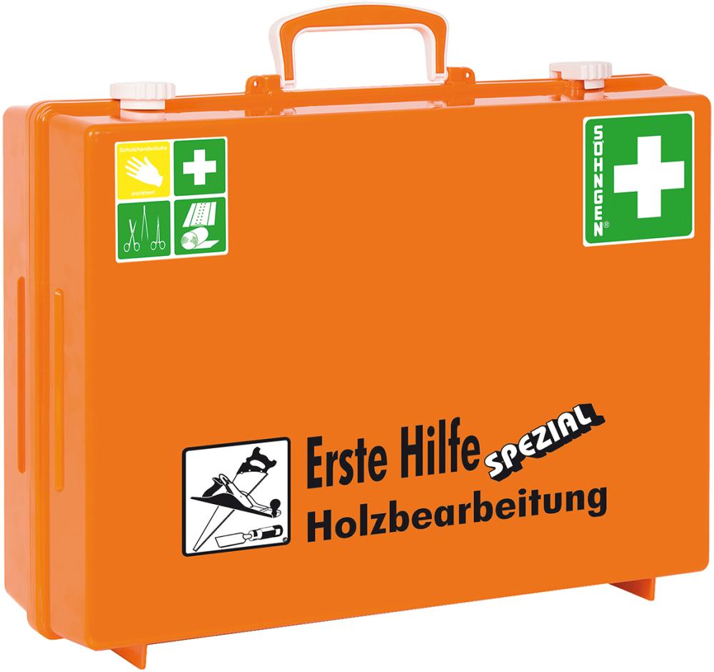 ErsteHilfe-Koffer MT-CD Holzbearbeitung, orange