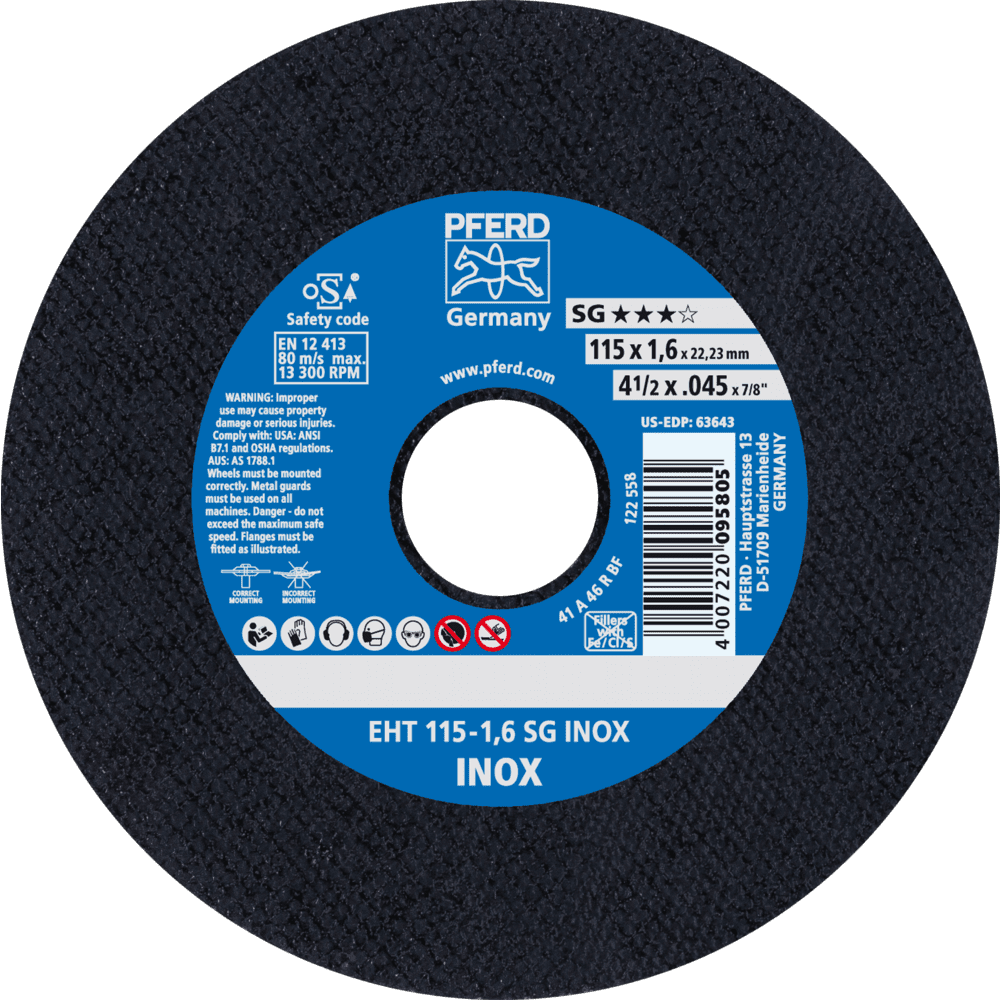 PFERD Trennscheiben EHT 115-1,6 SG INOX