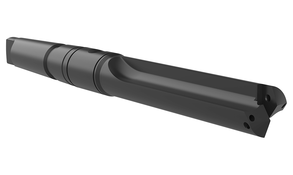 T-A® Halter Serie 2,5 mittellang, geradegenutet Morsekegel (Zoll) MK4