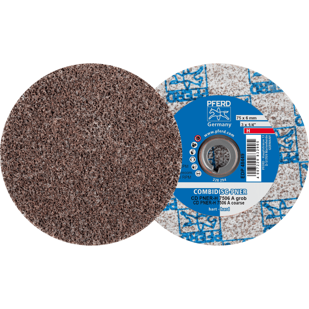 PFERD COMBIDISC-Schleifwerkzeuge CD PNER-H 7506 A G