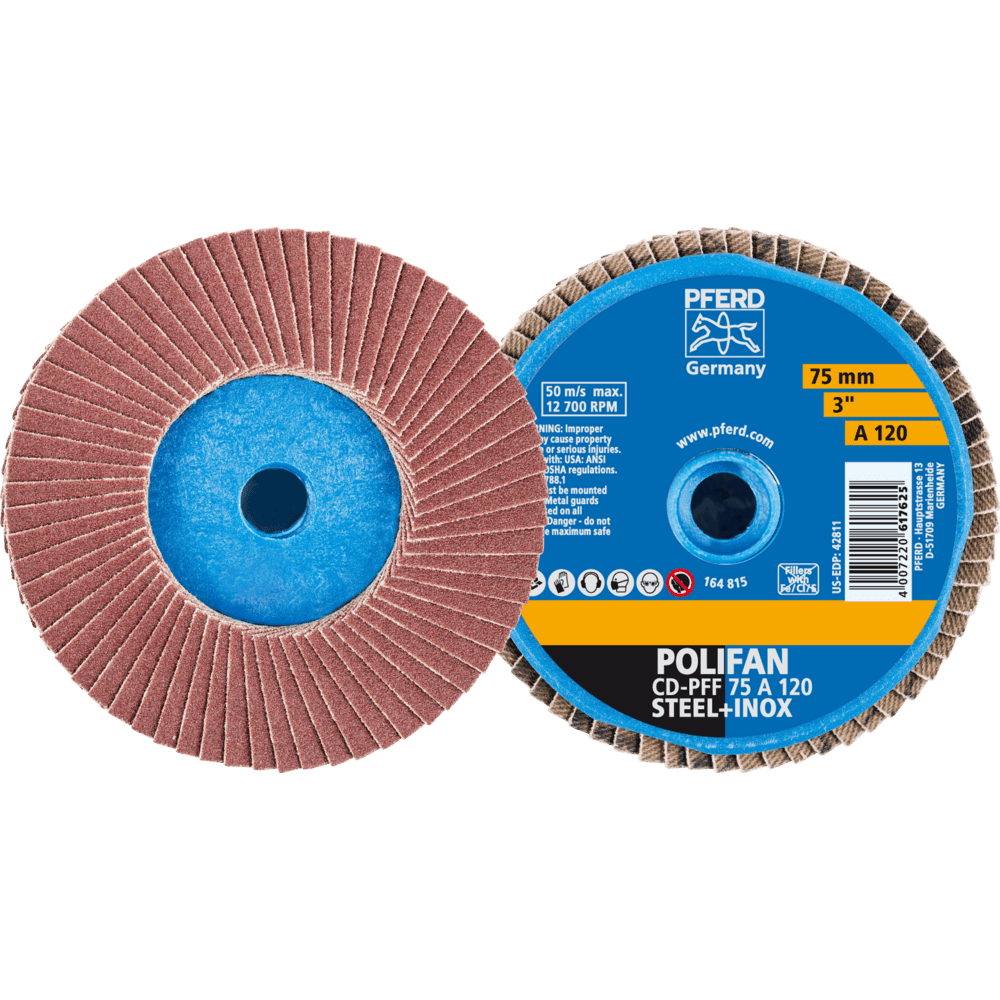 PFERD COMBIDISC-Schleifwerkzeuge CD PFF 75 A 120