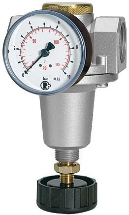 Druckregler BR Standard, G3/4" DN20, BG 3, 0,5-10bar, inkl. Manometer, RIEGLER