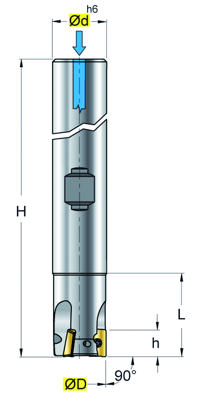 Eckfräser Typ:S 2000.86W 032-04.11