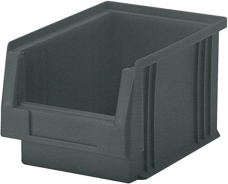 Sichtlagerkasten PLK 3 B150xT205xH125 mm grau LA-KA-PE