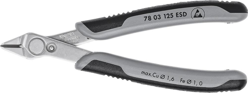 Seitenschneider Elektronik ESD V2A 125mm KNIPEX