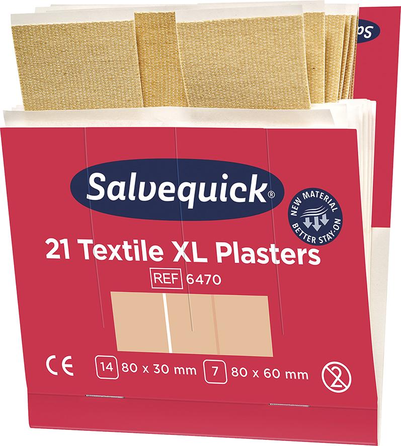 Salvequick Nachf.6x21Pfl.Textil extra groß