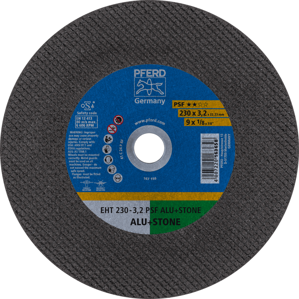 PFERD Trennscheiben EHT 230-3,2 PSF ALU+STONE