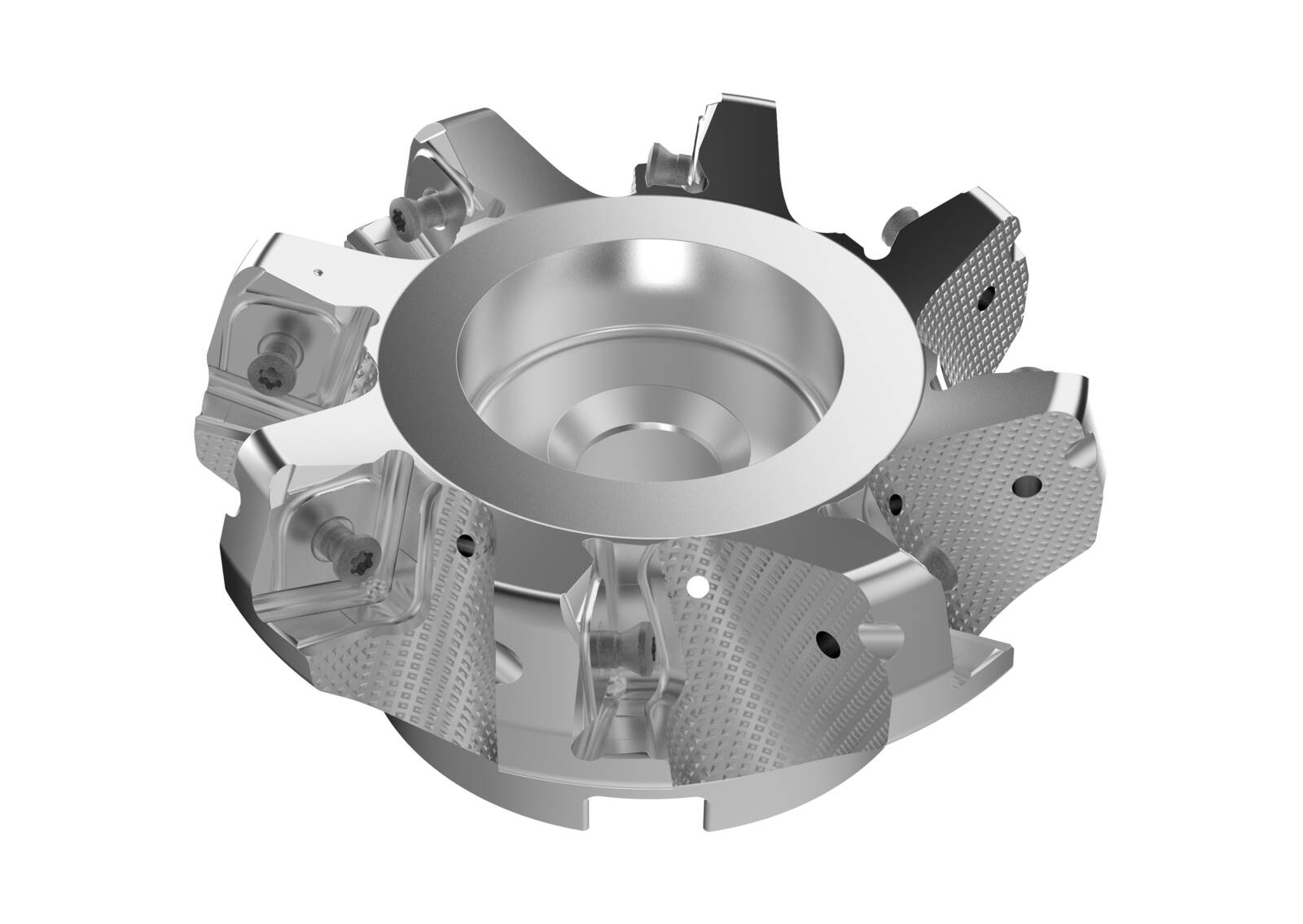 Planfräser R220.56-0125-22-8A, Aufsteckfräser, 125 mm Durchmesser, 8 Schneiden|Seco