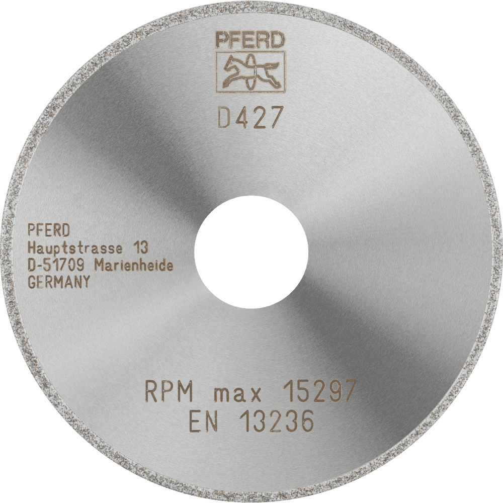 PFERD Dia.- und CBN-Trennwerkzeuge Galvanik D1A1R 100-2-22,23 D 427 GAD