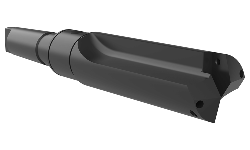 T-A® Halter Serie 5 kurz, geradegenutet Morsekegel (Zoll) MK5