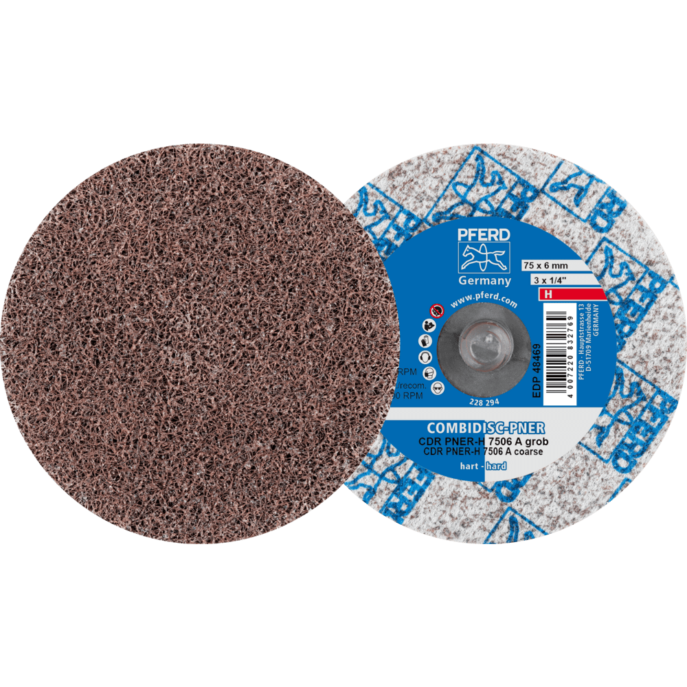 PFERD COMBIDISC-Schleifwerkzeuge CDR PNER-H 7506 A G