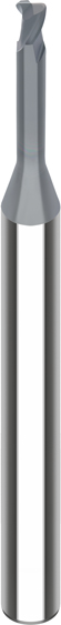 VHM-Mini-Torusfräser HSC Diamond-Line D1=1,5 D2=3 L2=2 L1=55 D3=1,4 L3=15 ER=0,15