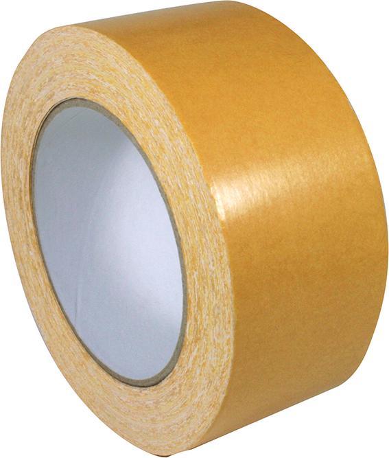 Doppelseitiges Verlegeband weiß 50mmx25m Synthesekautschuk