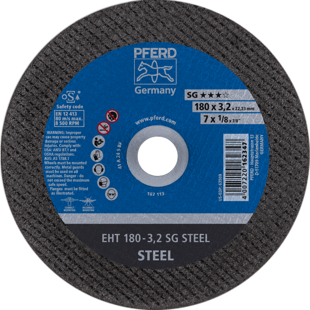 PFERD Trennscheiben EHT 180-3,2 SG STEEL