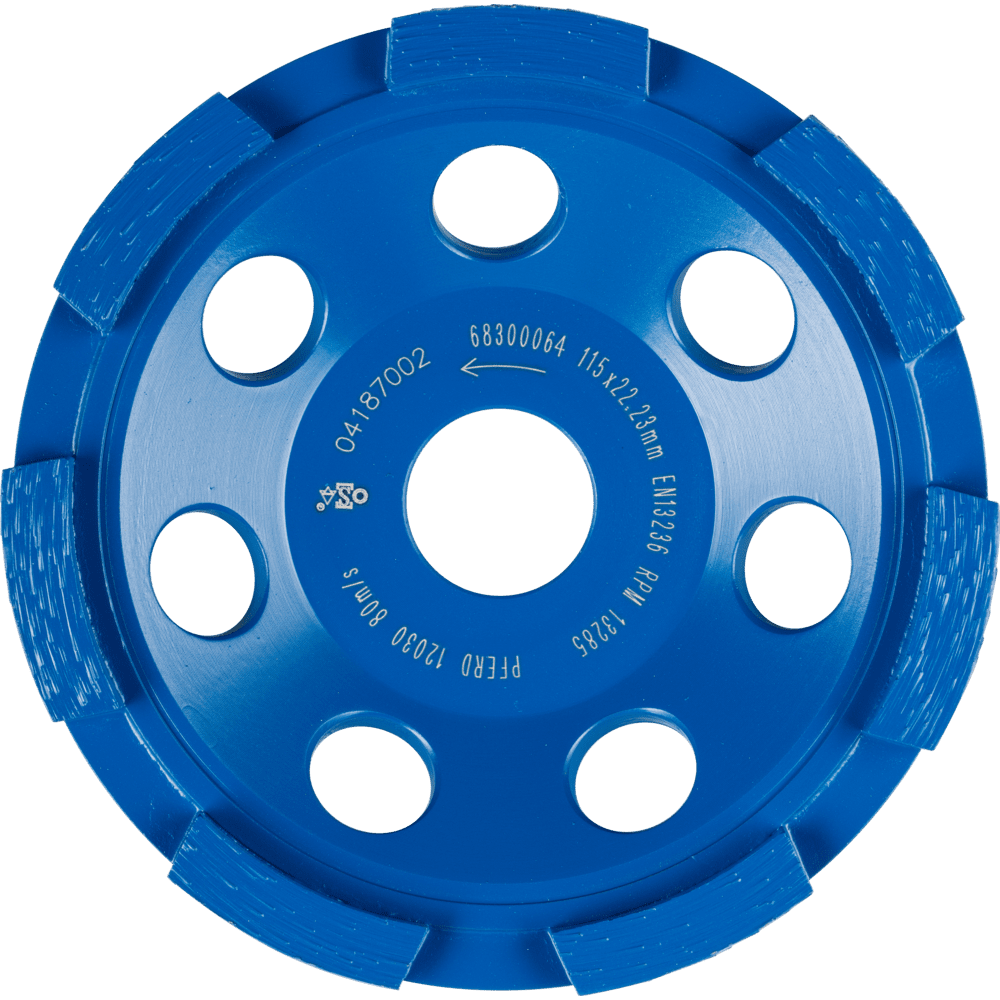 PFERD Diamantwerkzeuge für die Bauindustrie DCW 1R 115X6X22,23 PSF