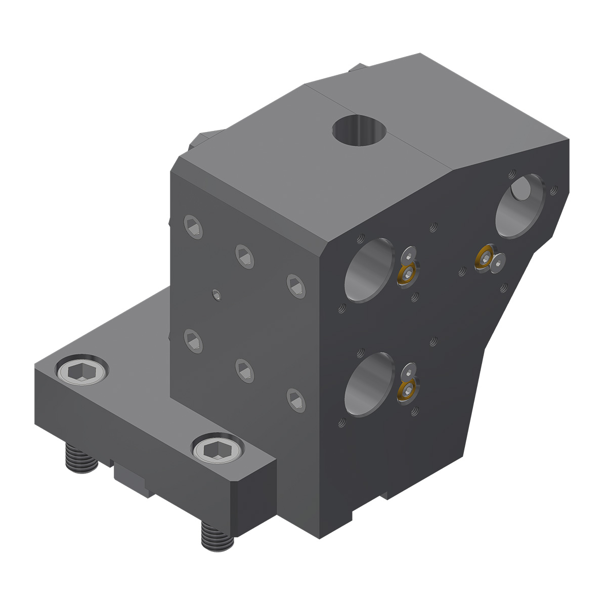 Zylinderschaftaufnahme 3x Spann-Ø25mm BMT65