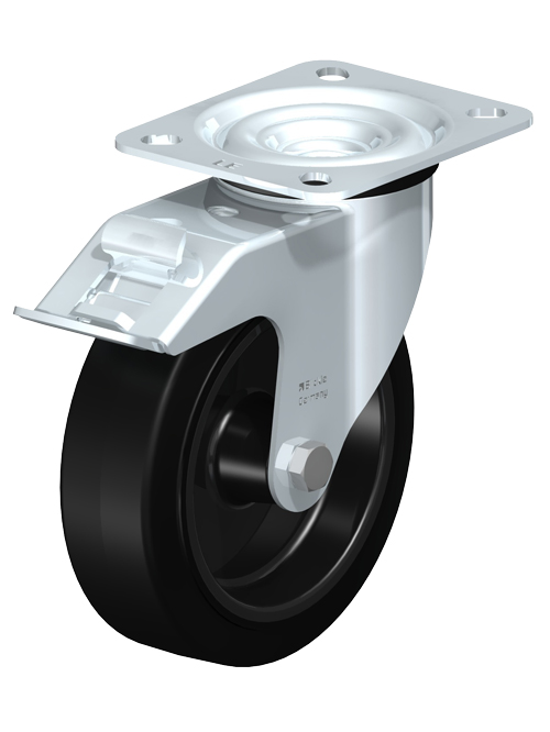 Lenkrolle mit Feststeller Ø 125 mm, Mobile Schubladenschränke T736