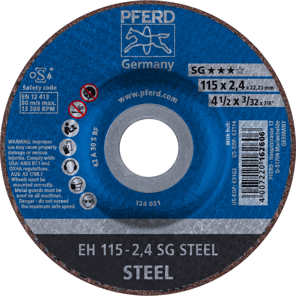PFERD Trennscheiben EH 115-2,4 SG STEEL