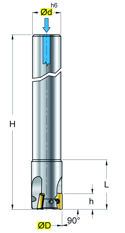 Eckfräser Typ:S 2000.86XLMW 022-02