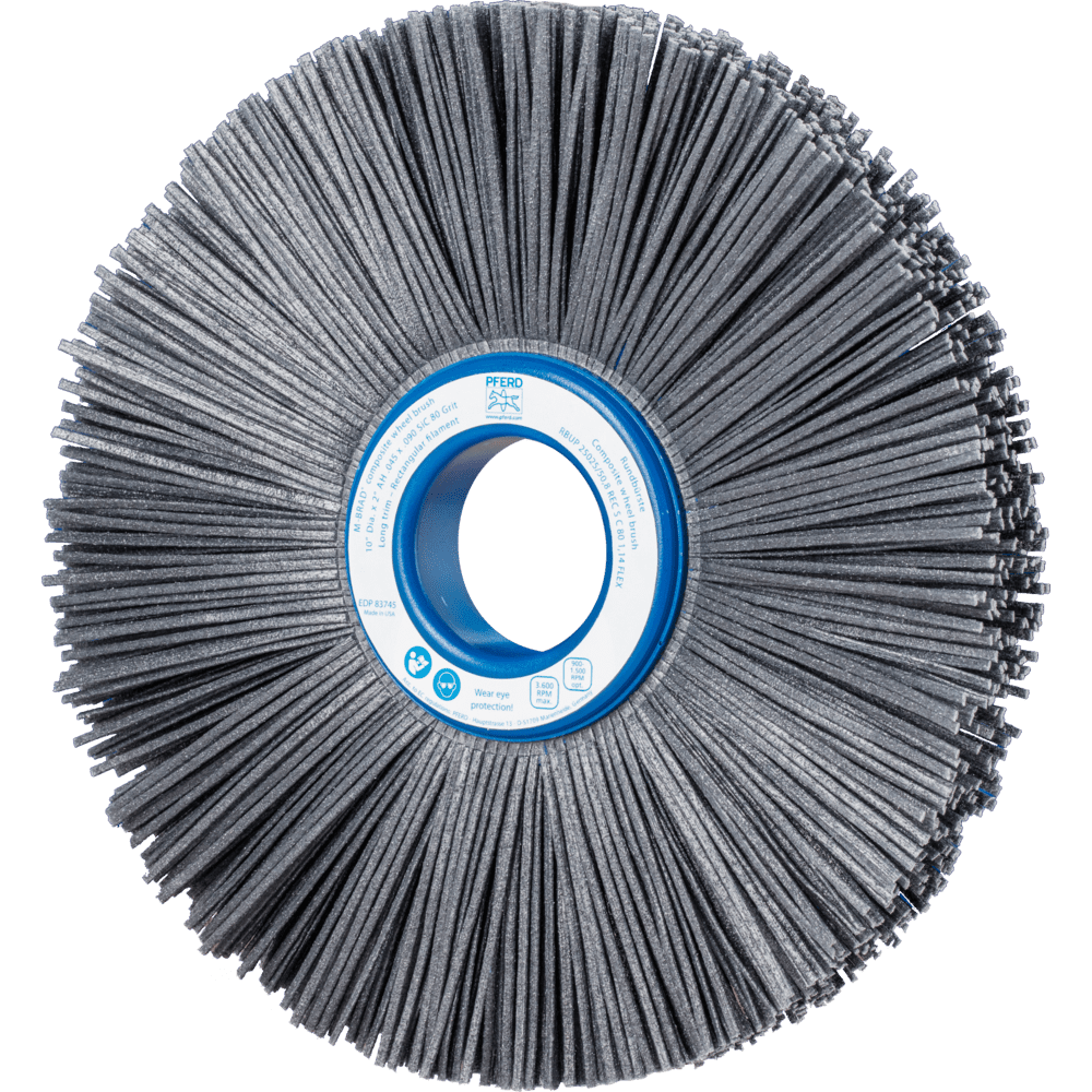 PFERD Bürsten mit Plastikkörper RBUP 25025/50,8 REC SiC 80 1,14 FLEX