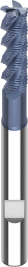 VHM-Schruppfräser Typ NR D1=16 D2=16 L2=52 L1=150 D3=15 L3=100 EF=0,4