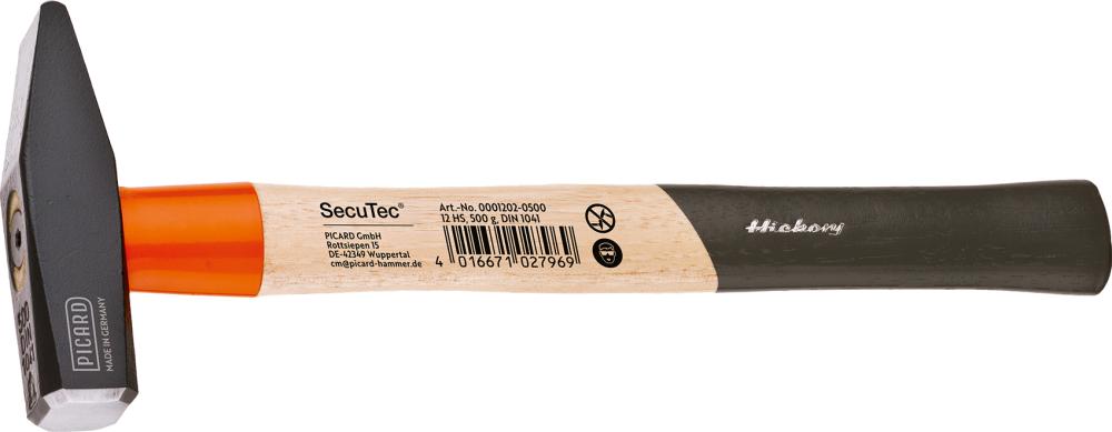 Schlosserhammer Secutec mit Hickorystiel 1000g PICARD