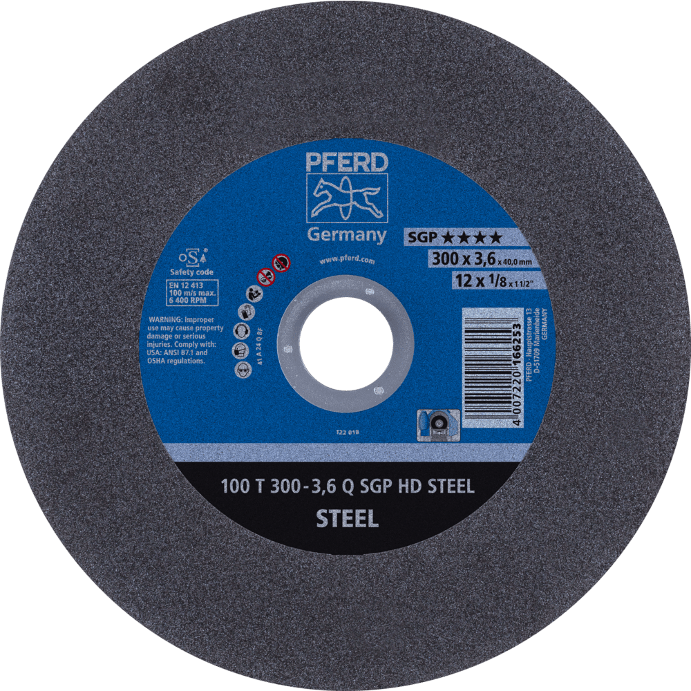 PFERD HEAVY DUTY SGP bis Ø 2000 mm 100 T 300-3,6 Q SGP HD STEEL/40,0