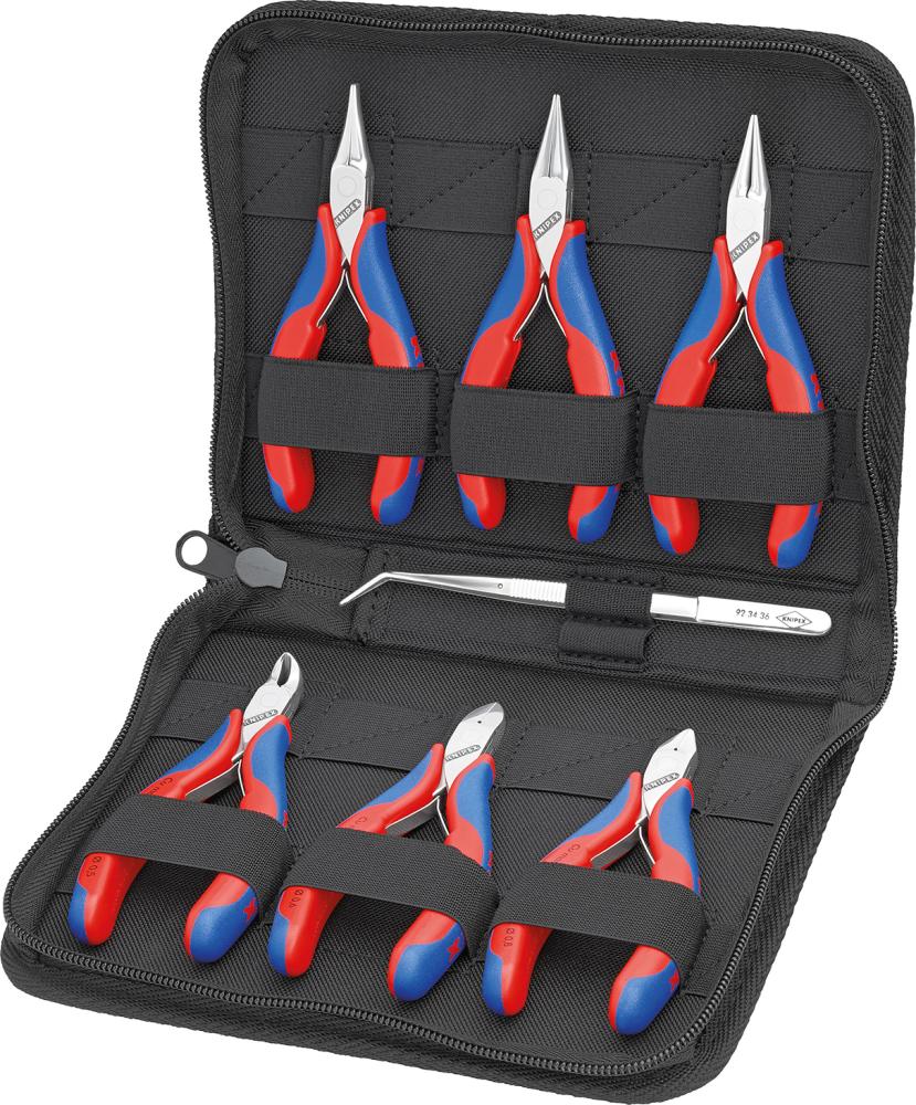 Elektronikzangen-Set 7tlg. Knipex