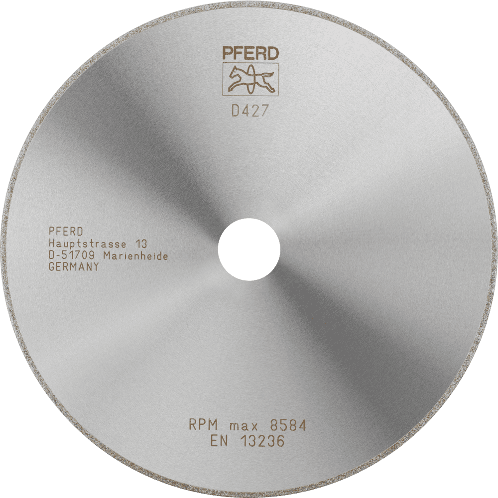 PFERD Dia.- und CBN-Trennwerkzeuge Galvanik D1A1R 178-2-22,23 D 427 GAD