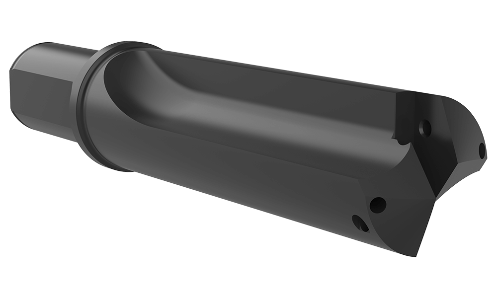 T-A® Halter Serie 4 kurz, geradegenutet Weldonschaft (Zoll) Ø 1-1/2