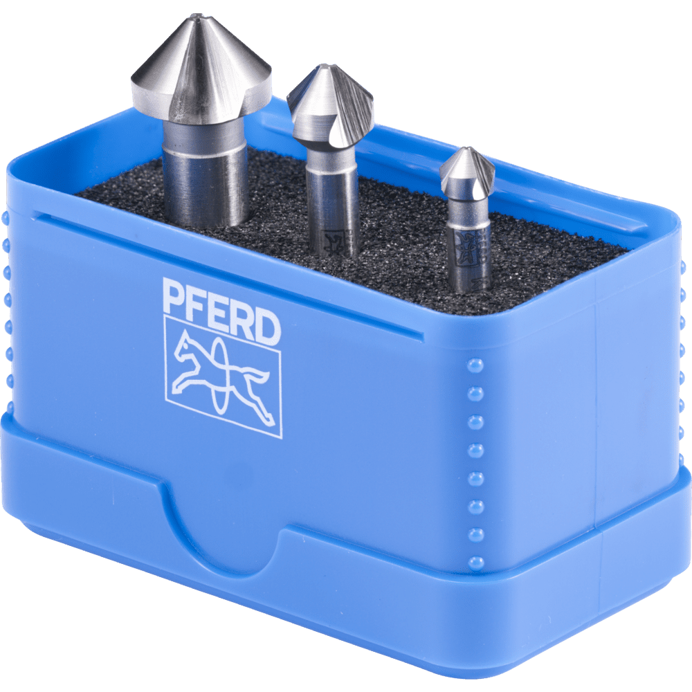 PFERD Bohr- und Senkwerkzeuge SET UGT HSSE DIN335 C90° 3