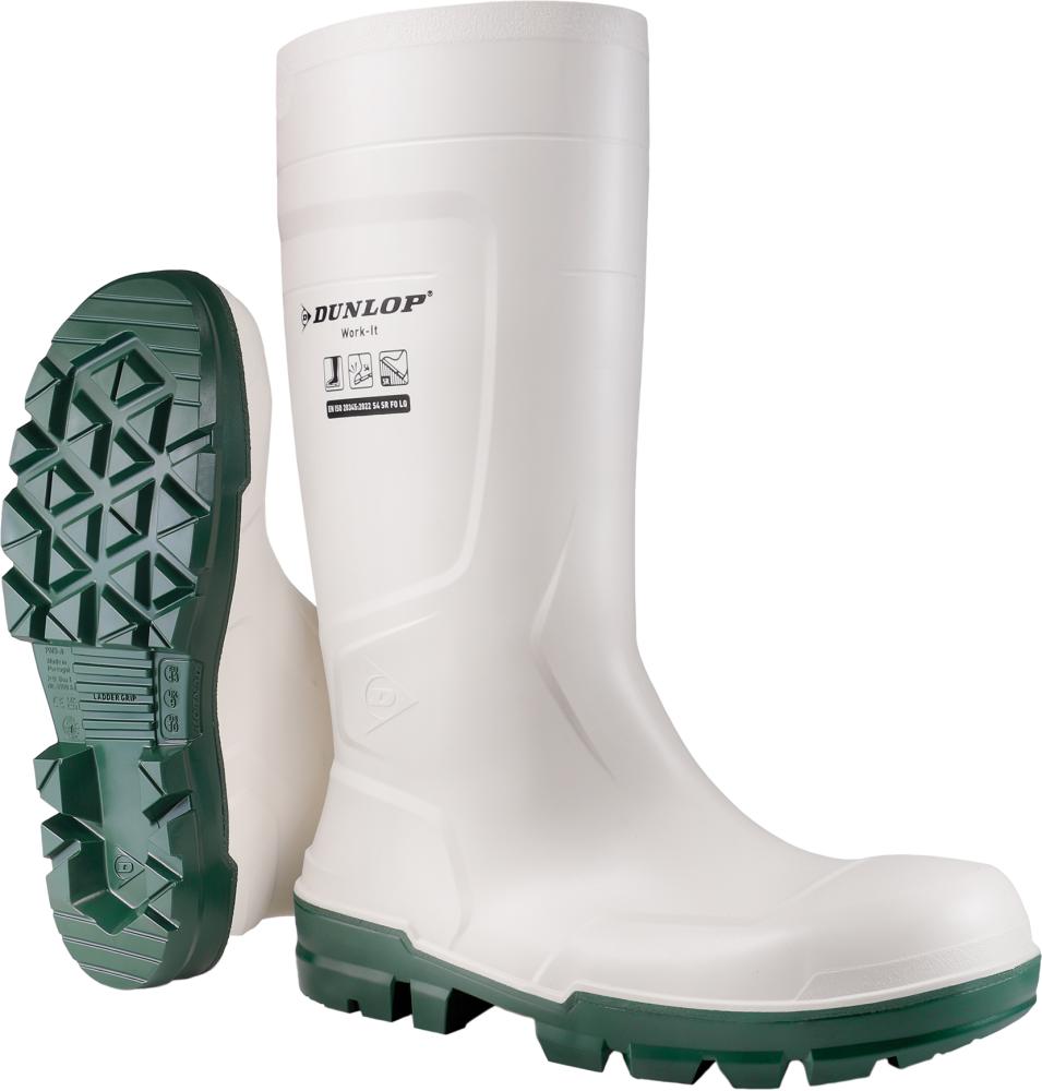 Stiefel WORK-IT WHITE PVC, SR LO LG S4 Gr.44 DUNLOP