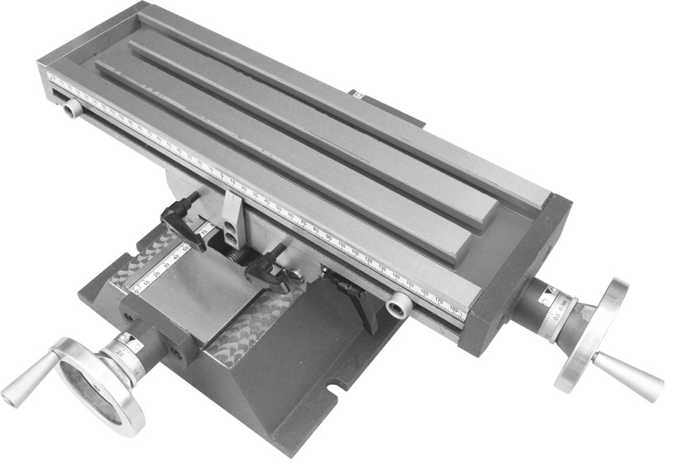 Kreuztisch KT BASIC mit 2 Achsen, 400 x 120 mm, Präzisionsausführung