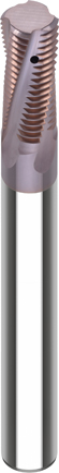 VHM-Innengewindefräser mit IK D1=8 P=1,75 D2=8 L2=27,12 L1=76 Z=3 HA TIALCN