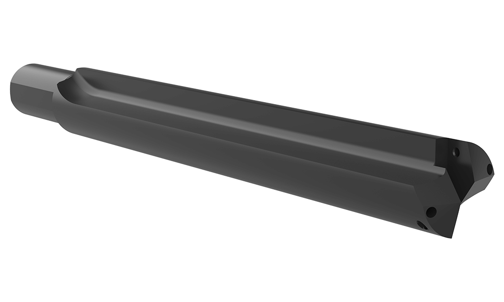 T-A® Halter Serie 5 überlang, geradegenutet Zylinderschaft Ø 2