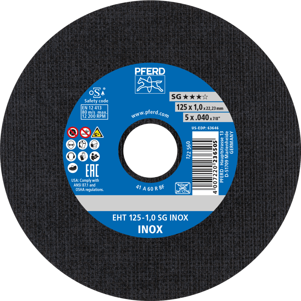 PFERD Trennscheiben EHT 125-1,0 SG INOX