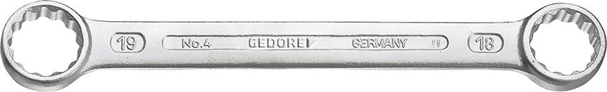 Doppelringschlüssel DIN837B 24x30mm Gedore