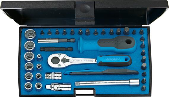 Steckschlüssel-Garnitur 1/4" D20TMU-10 40-teilig Gedore