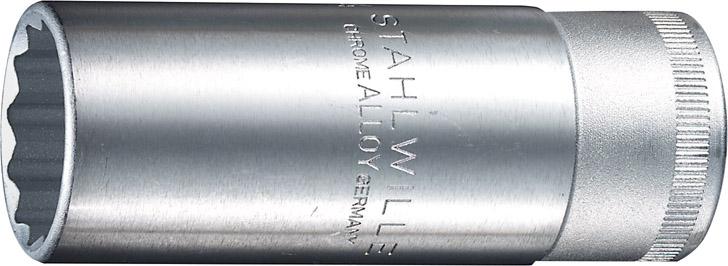 Steckschlüsseleinsatz 12-kant 1/2" 16mm lang Stahlwille