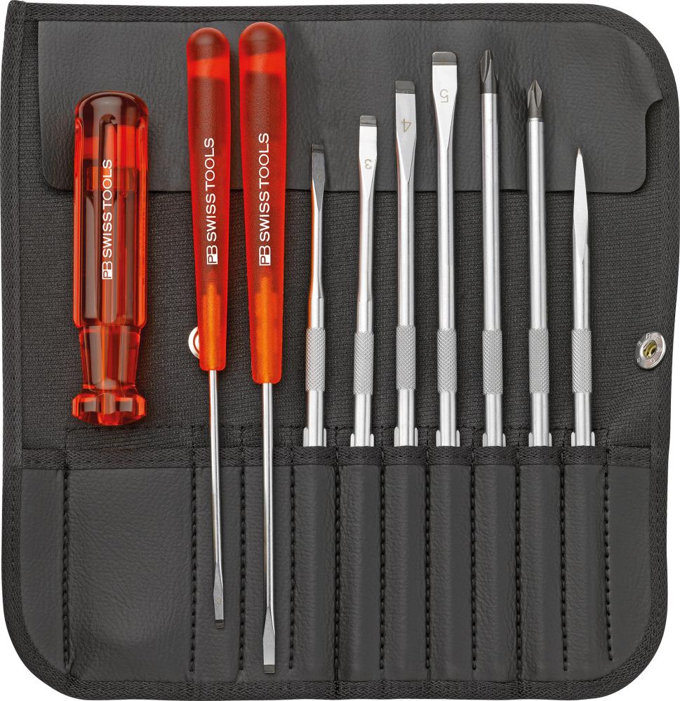 Wechselklingen-Satz 10-teilig in Rolltasche PB Swiss Tools