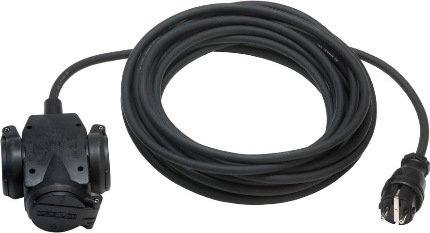 Dreifach-Verteiler IP44 10m H07RN-F3G1,5 Althoff