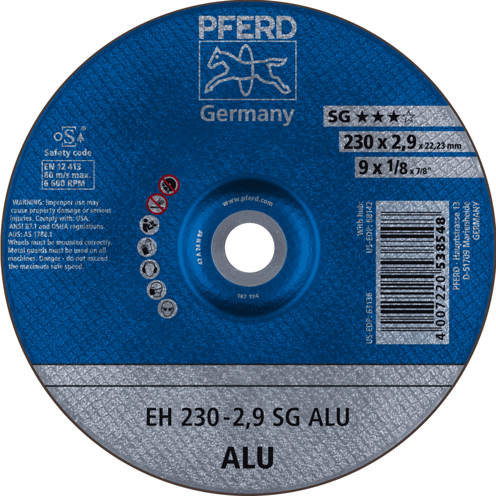 PFERD Trennscheiben EH 230-2,9 SG ALU